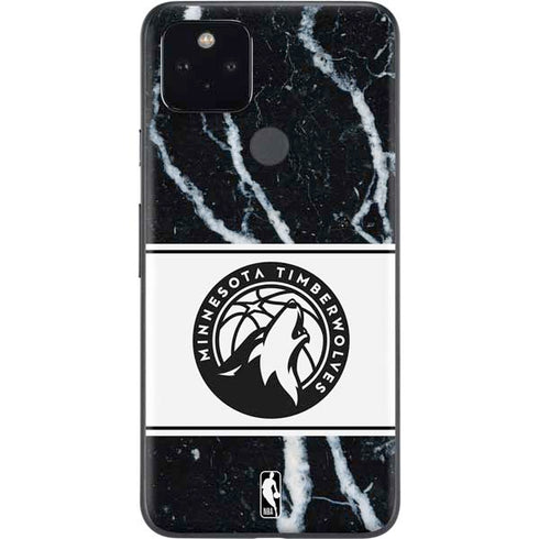 NBA Minnesota Timberwolves Marble Google Pixel 5a Skin